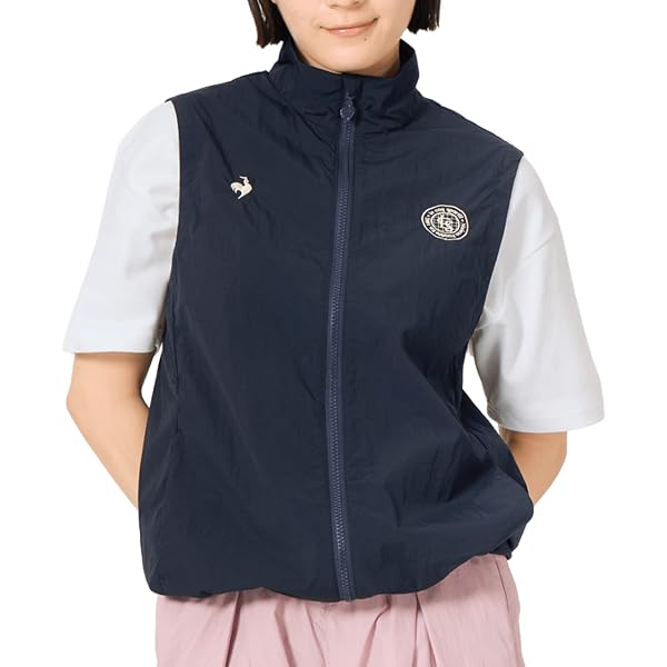Amazon | [MU Sports] ゴルフ ニットベスト バックモチーフ/前開き